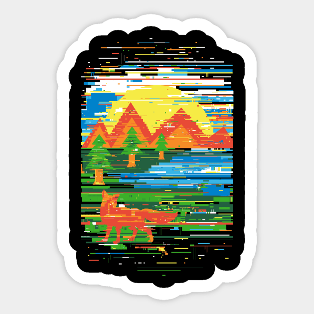 Nature Glitch Sticker by dn1ce25